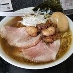 塩そば専門店 桑ばら - 鴨の胸腺と帆立の中華そば