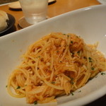 卯月 - ツナとエノキのトマトスパゲッティ（おすすめランチ）