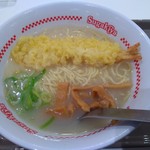 スガキヤ - 天ぷらラーメン　450円