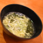 東京穆斯林飯店 - ランチビュッフェの『玉子スープ』２０１９年１０月