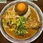 吉田カレー  - ミックス並・豚・アチャール