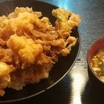 海老蔵 天ぷら - かきあげ丼