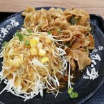 伝説のすた丼屋 - すたみな定食〜甘口九州醤油味〜の肉増しです。(2019年10月)