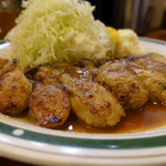 かつれつ四谷たけだ - 水平線へと広がるバターの風味に… 　レモンの酸味が爽やかに射し込む♪ 　冬の三陸海岸に登る朝日のよなキレと温もり