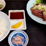 Tenjinya - アメリカ産牛タン炙り焼き定食￥1000