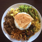 ホット スパイシー - ランチ  マトン定食  980円