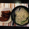 Noodle & Congee Corner - 料理写真:白湯拉麺セット