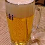 王紀 - 飲み物セットの生ビール　680円