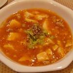 王紀 - 麻婆豆腐　　飲み物セットの小皿