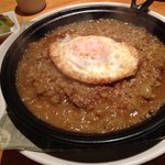 スパイスれすとらん cardamom - カルダモンライス！焼きカレーです。