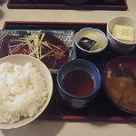 六兵衛鮨 - 鯖味噌煮定食でございます