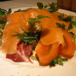 ワインサロン エルミタージュ - 2011/7/11　スモークサーモンのサラダ