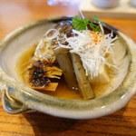 にきたつ庵 - 小鍋（鯛，御坊，豆腐）
