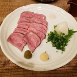 牛たんやき みのる - 炙り刺2019.10.28