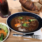 ルテカフェ ベーカリー スイーツ - ビーフシチューセット