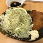 産直仕入れの北海道定食屋 北海堂 - 湧別産サロマ湖カキフライ2個@398円