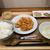中華料理 たかさん家 - エビチリ+ご飯セット