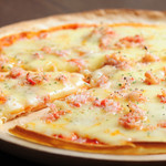 Seafood crab pizza