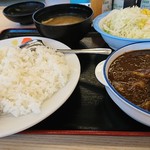 Matsuya - ゴロゴロチキンカレー サラダ追加