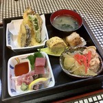 御食事処 サニー - 日替弁当（松花堂）(\1,100)