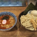 舎鈴 - 坦々つけめん並 830円、味玉 100円 ♪