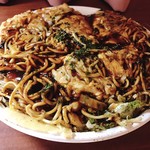 Hiroshima Okonomiyaki Jei - ソバ肉玉です。（2019.10 byジプシーくん）