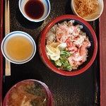 長岡市場食堂 - カニちらし　1000円