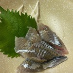 三すじ - 秋刀魚の刺身