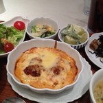 ゆとりの空間 - かもめランチ、豆腐ラザニア