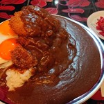 カレーハウス ブー - エッグカツカレー大盛り。2倍辛口。