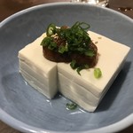 鳥笑 - 辛味噌のせ豆腐