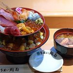 Umaisushikan - うまい鮨勘 銀座二丁目支店 味彩 3,800円（税込4,180円）シャリ少な目でお願い