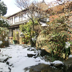 手打ち蕎麦とフレンチの やな木 - ＜2012年2月＞うっすら雪化粧のやな木