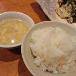 中華ダイニング 煌璃 - ライスとスープ