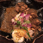 BAGAWAAN CURRY - 三種あいがけ＋半熟たまご炙りチーズトッピング