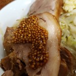 ラーメン二郎 - まぢヤバい美味さ、神豚北山商店ゴールデンマスタード添え