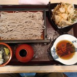 Manyousoba - 海老と舞茸のかき揚げそば