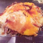 Okonomiyaki Teppanyaki Kohinata - 肉玉そあば、青のりなし・ソース少なめ