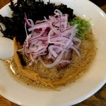 麺屋さすけ - 背脂煮干し950円