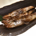 和食ごはんと酒 縁 - 伴助のメヒカリ干物炙り@580円