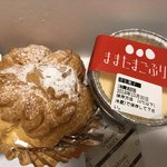 奥出雲前綿屋 ままたまご - ままたまごプリン  324円
            ままたまごシュー  200円