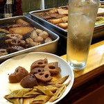 博多のおでん - ハイボール&れんこん&はちく