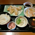 和食さと - 鶏天定食（753円）