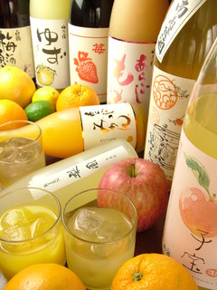 Chikori - 桃・りんご・みかん・梨など女性に人気の果実酒充実！