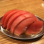 串焼キ カメチヨ・シャルボン - トマトスライス