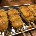 串焼キ カメチヨ・シャルボン - チェダー on ツクネ 塩