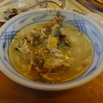 杉ケ瀬ヤナ - 残しておいた鮎も入れて、鮎出汁雑炊も最高です