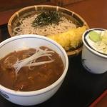 信州屋 - 半カレー丼セットもり+いか天