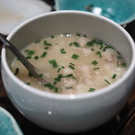 鳥みつ - 近江牛塩煮込みを雑炊に