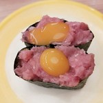 すし江戸 - うずら鉄火